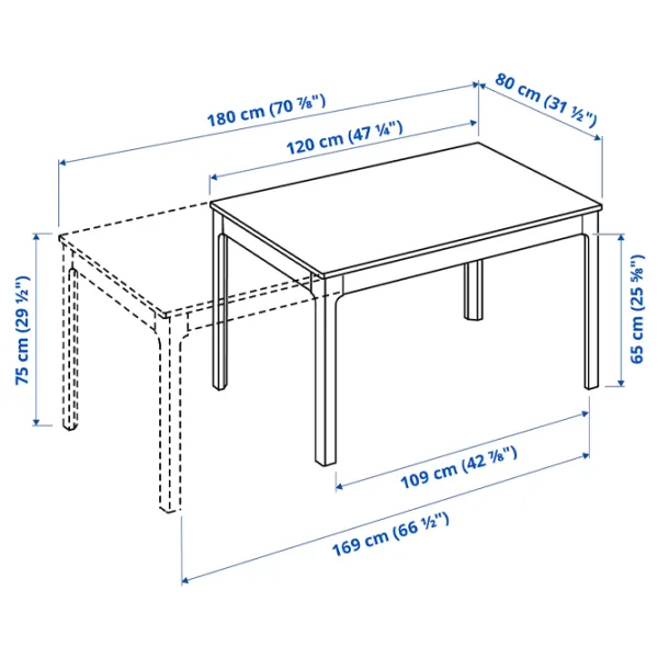 Обеденные стол со стульями Ikea Ekedalen/Lidas Прямоугольная / ДСП / Дуб photo 5