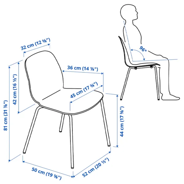 Обеденные стол со стульями Ikea Ekedalen/Lidas Прямоугольная / ДСП / Дуб photo 7