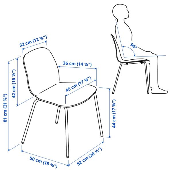 Обеденные стол со стульями Ikea Ekedalen/Lidas Прямоугольная / ДСП / Дуб photo 7