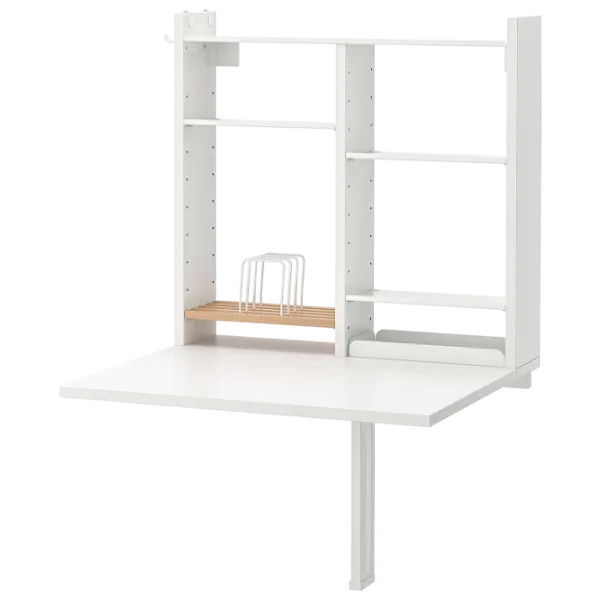 Обеденные стол со стульями Ikea Norberg/Franklin Прямоугольная / ДСП / Белый photo 2 Обеденные стол со стульями Ikea Norberg/Franklin Прямоугольная / ДСП / Белый photo 2