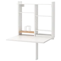 Set masă și scaune Ikea Norberg/Franklin Dreptunghiulară / PAL / White photo 2
