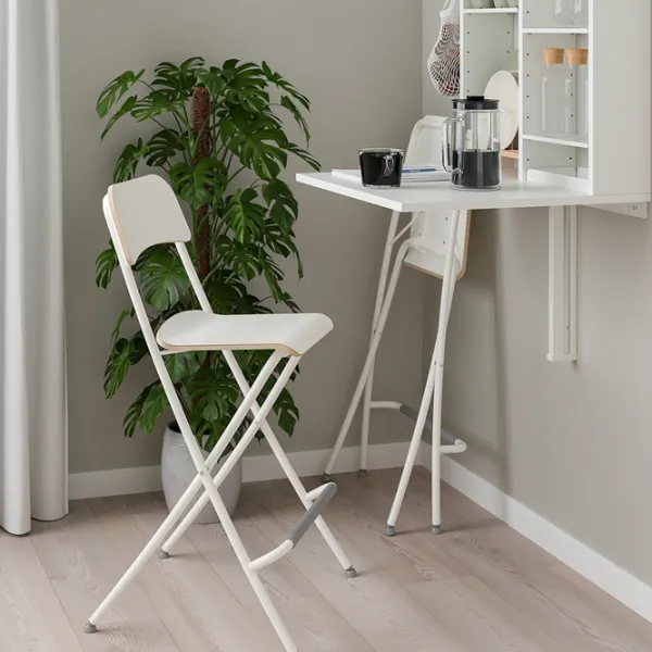 Обеденные стол со стульями Ikea Norberg/Franklin Прямоугольная / ДСП / Белый photo 7 Обеденные стол со стульями Ikea Norberg/Franklin Прямоугольная / ДСП / Белый photo 7