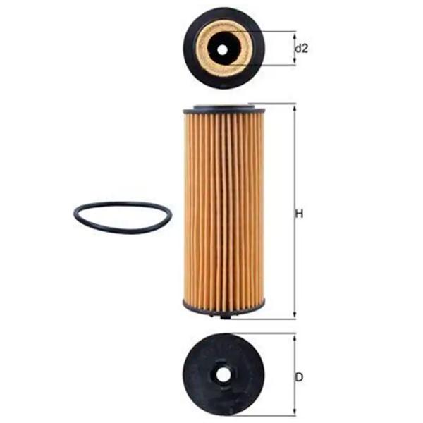 Масляный фильтр Mahle OX 1162D MHL-OX 1162D photo 5