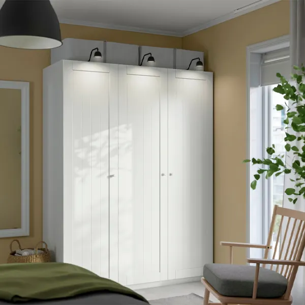 Dulap Ikea Pax/Gullaberg 150 x 60 x 201.2 / DSP / Alb photo 4