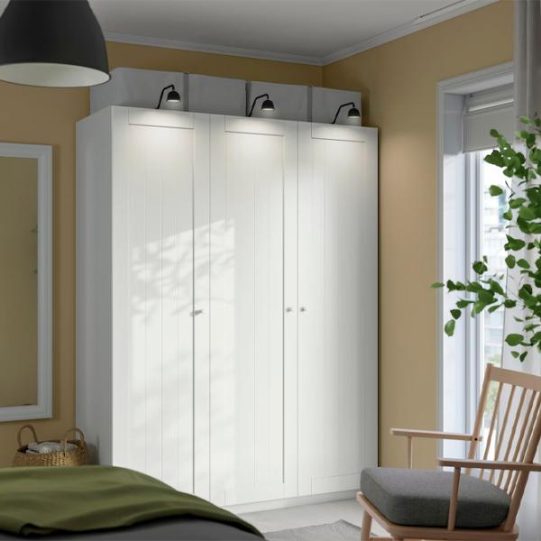 Dulap Ikea Pax/Gullaberg 150 x 60 x 201.2 / DSP / Alb photo 4