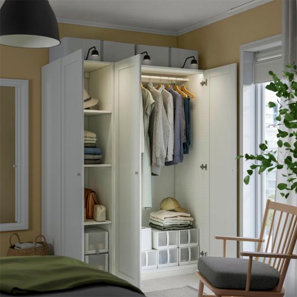 Dulap Ikea Pax/Gullaberg 150 x 60 x 201.2 / DSP / Alb photo 5