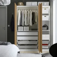 Dulap Ikea Pax/Storklinta 150 x 60 x 201.2 / DSP / Alb photo 2
