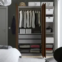 Dulap Ikea Pax/Storklinta 150 x 60 x 201.2 / DSP / Gri închis photo 3
