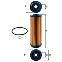 Filtru de ulei Mahle OX 1146D MHL-OX 1146D photo 5