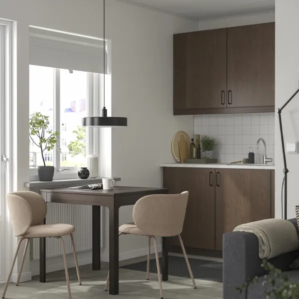 Обеденные стол со стульями Ikea Ekedalen/Krylbo/Tonerud Прямоугольная / ДСП / Тёмно-коричневый photo 6