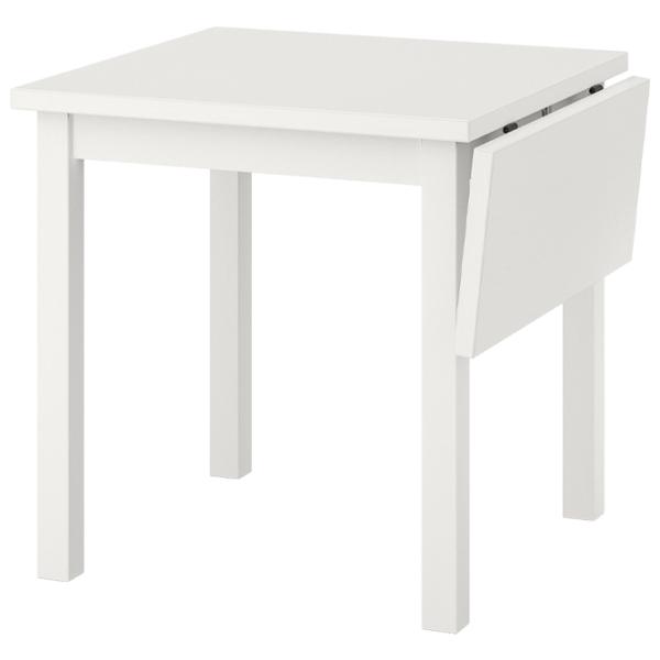 Обеденные стол со стульями Ikea Nordviken Прямоугольная / ДСП / Белый photo 2