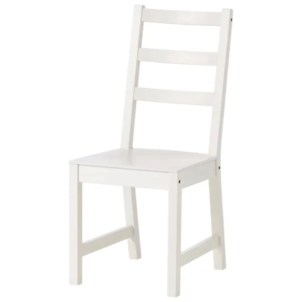 Обеденные стол со стульями Ikea Nordviken Прямоугольная / ДСП / Белый photo 3