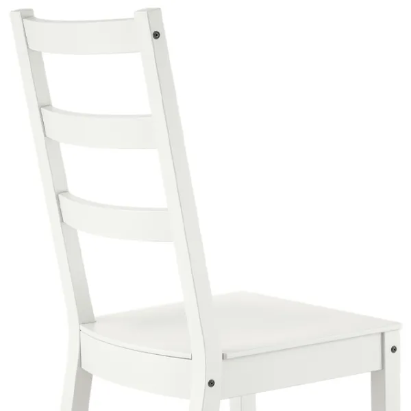 Обеденные стол со стульями Ikea Nordviken Прямоугольная / ДСП / Белый photo 4