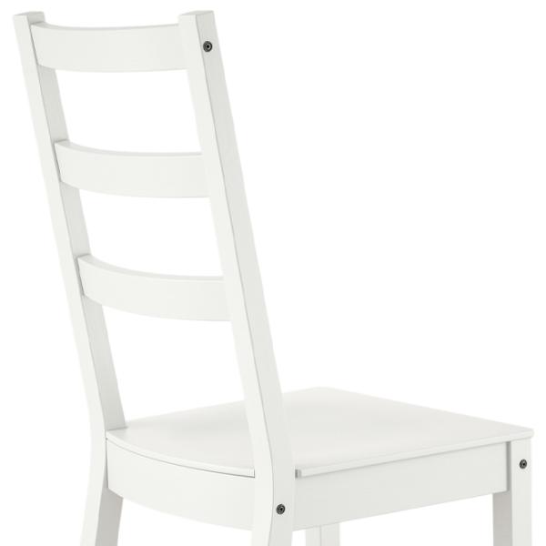 Обеденные стол со стульями Ikea Nordviken Прямоугольная / ДСП / Белый photo 4
