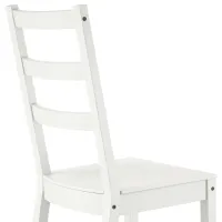Set masă și scaune Ikea Nordviken Dreptunghiulară / PAL / White photo 4