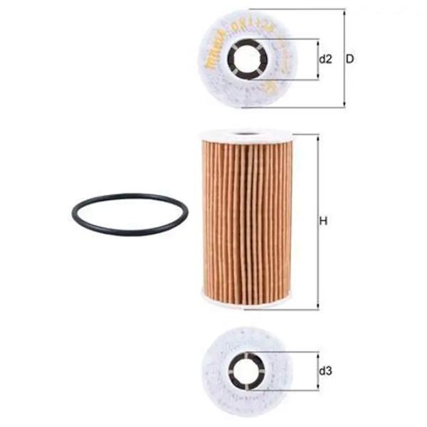 Масляный фильтр Mahle OX 1138D MHL-OX 1138D photo 5 Масляный фильтр Mahle OX 1138D MHL-OX 1138D photo 5
