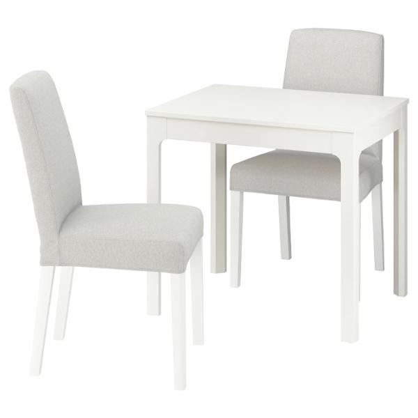 Set masă și scaune Ikea Ekedalen/Bergmund/Orrsta Dreptunghiulară / PAL / White photo 1