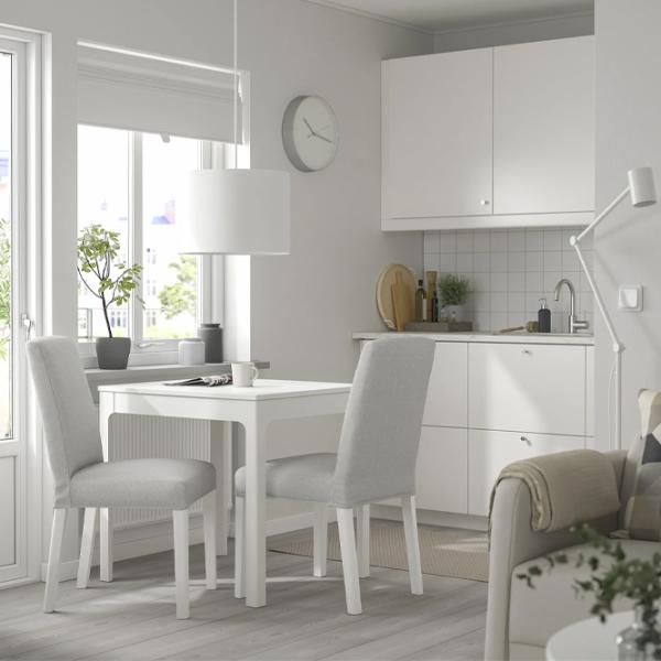 Set masă și scaune Ikea Ekedalen/Bergmund/Orrsta Dreptunghiulară / PAL / White photo 3
