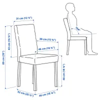 Set masă și scaune Ikea Melltorp/Kattil/Knisa Pătrată / PAL / White photo 8