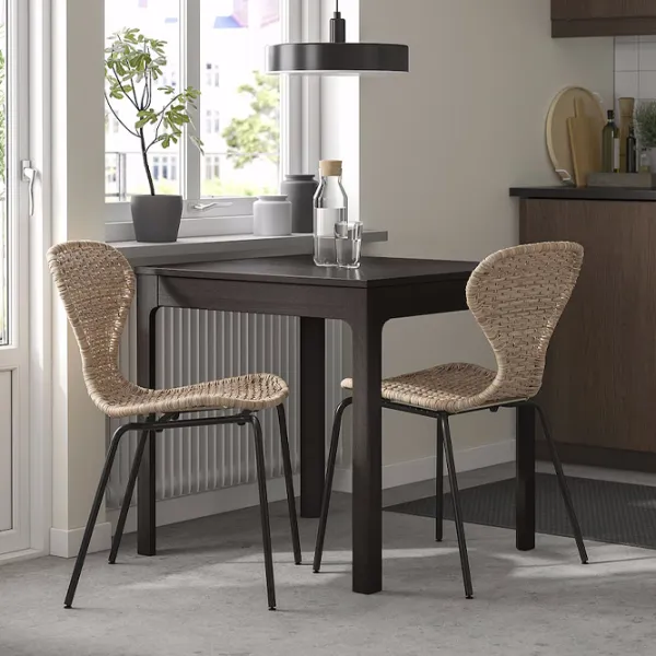 Обеденные стол со стульями Ikea Ekedalen/Alvsta Прямоугольная / ДСП / Тёмно-коричневый photo 4
