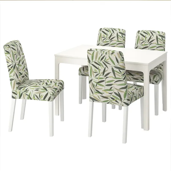Обеденные стол со стульями Ikea Ekedalen/Bergmund/Fagelfors Прямоугольная / ДСП / Белый photo 1