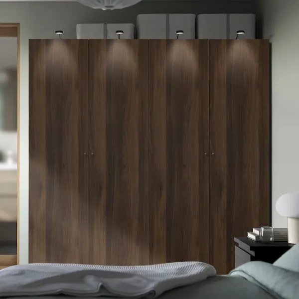Dulap Ikea Pax/Storklinta 200 x 66 x 201.2 / DSP / Gri închis photo 2