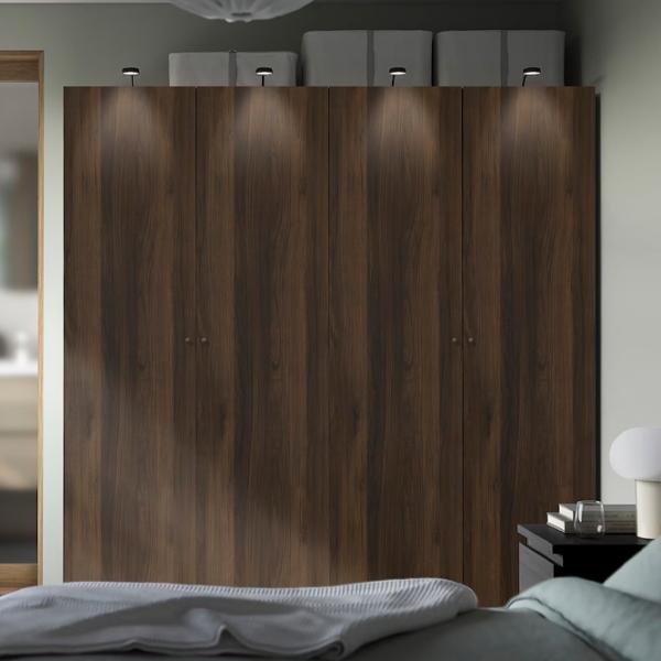 Dulap Ikea Pax/Storklinta 200 x 66 x 201.2 / DSP / Gri închis photo 2