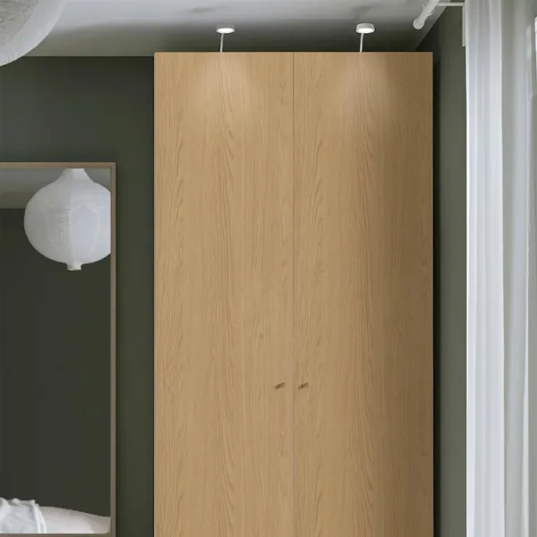 Шкаф Ikea Pax/Storklinta 100 x 60см x 236.4 / ДСП / Белый photo 2