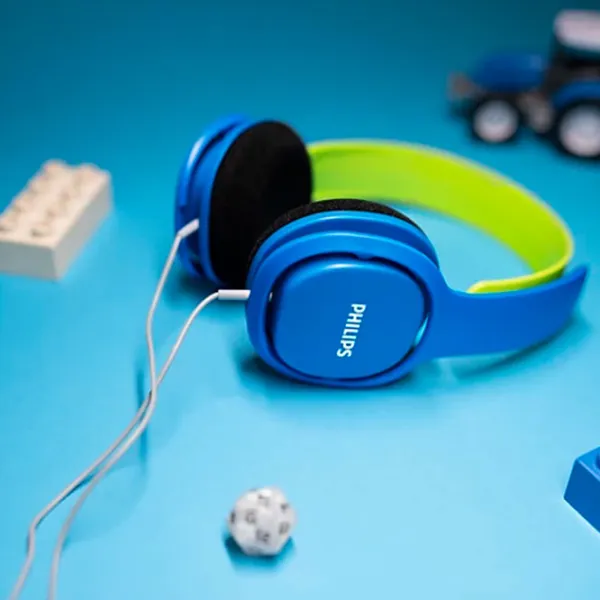 Наушники Philips SHK2000 Зелёный Синий Проводная/ Детские photo 4