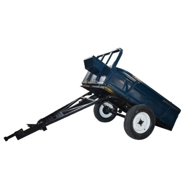 Remorcă pentru motocultor DKD 700 Cauciuc / Blue photo 2
