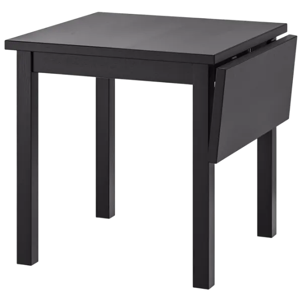 Обеденные стол со стульями Ikea Nordviken Квадратная / ДСП / Черный photo 2 Обеденные стол со стульями Ikea Nordviken Квадратная / ДСП / Черный photo 2