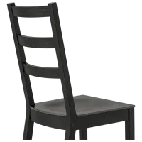 Set masă și scaune Ikea Nordviken Pătrată / PAL / Black photo 3