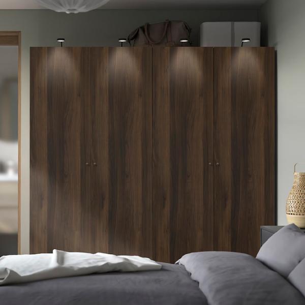 Dulap Ikea Pax/Storklinta 200 x 60 x 201.2 / DSP / Gri închis photo 3