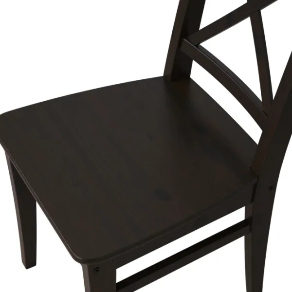 Обеденные стол со стульями Ikea Ingatorp/Ingolf Прямоугольная / ДСП / Черный photo 4 Обеденные стол со стульями Ikea Ingatorp/Ingolf Прямоугольная / ДСП / Черный photo 4