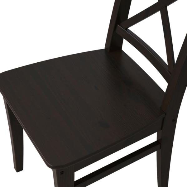 Обеденные стол со стульями Ikea Ingatorp/Ingolf Прямоугольная / ДСП / Черный photo 4 Обеденные стол со стульями Ikea Ingatorp/Ingolf Прямоугольная / ДСП / Черный photo 4