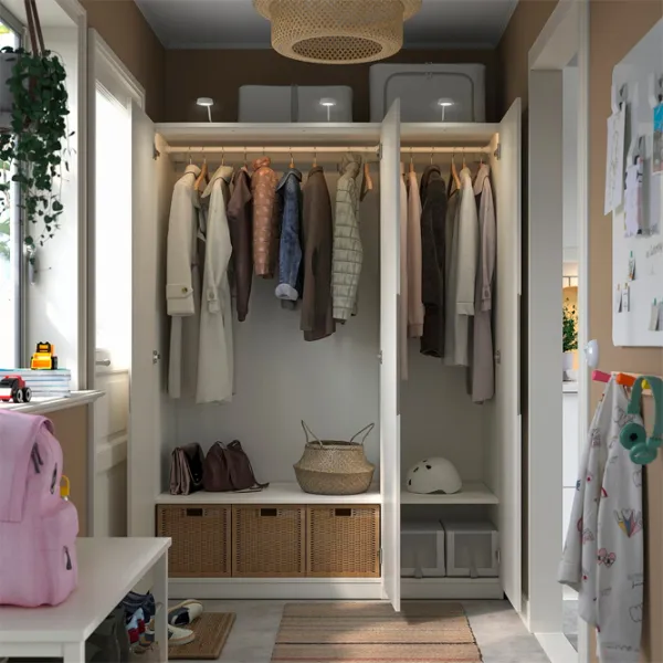 Dulap Ikea Pax/Tonstad 150 x 60 x 201.2 / DSP / Alb photo 3