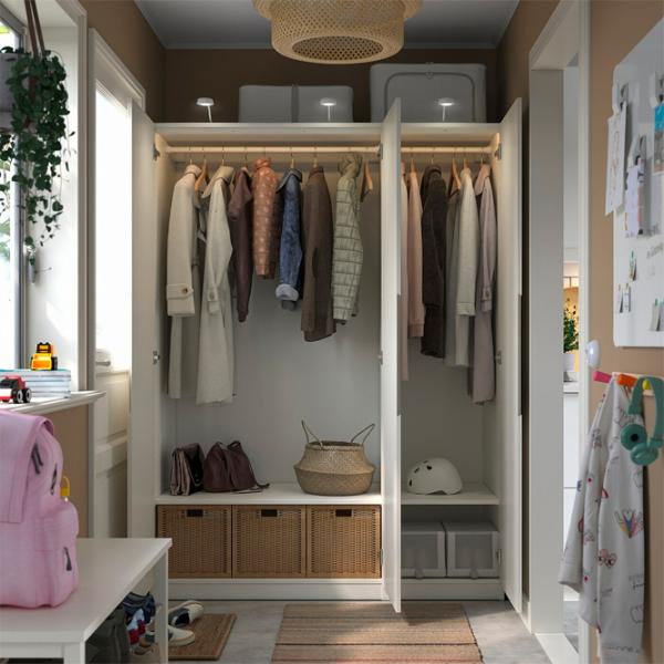 Dulap Ikea Pax/Tonstad 150 x 60 x 201.2 / DSP / Alb photo 3