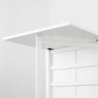 Set masă și scaune Ikea Norden/Frosvi/Knisa Dreptunghiulară / PAL / White photo 4
