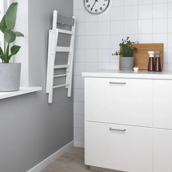 Set masă și scaune Ikea Norden/Frosvi/Knisa Dreptunghiulară / PAL / White photo 6