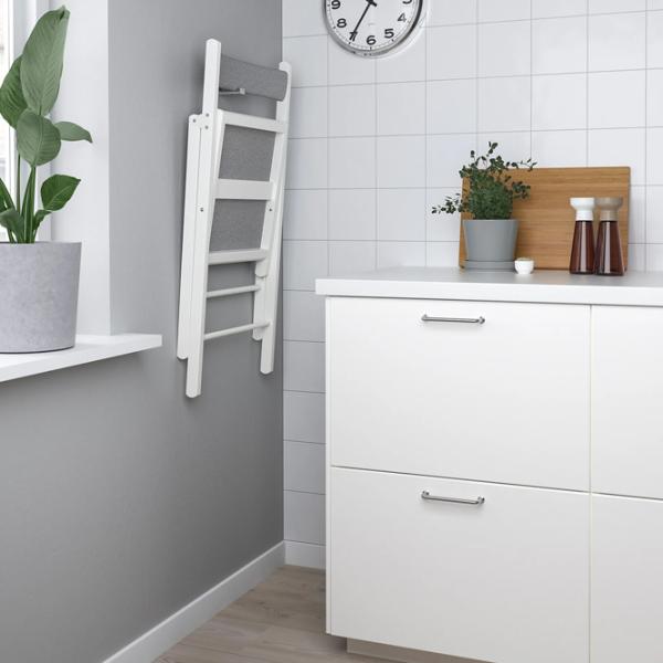 Set masă și scaune Ikea Norden/Frosvi/Knisa Dreptunghiulară / PAL / White photo 6