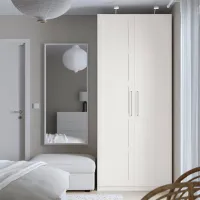 Шкаф Ikea Pax/Bergsbo 100 x 60см x 236.4 / ДСП / Белый photo 2