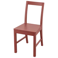 Set masă și scaune Ikea Pinntorp/Stefan Dreptunghiulară / Lemn / Red photo 3