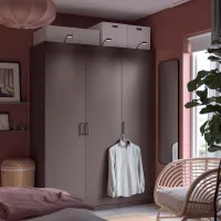 Шкаф Ikea Pax/Forsand 150 x 60см x 201.2 / ДСП / Темно серый photo 2