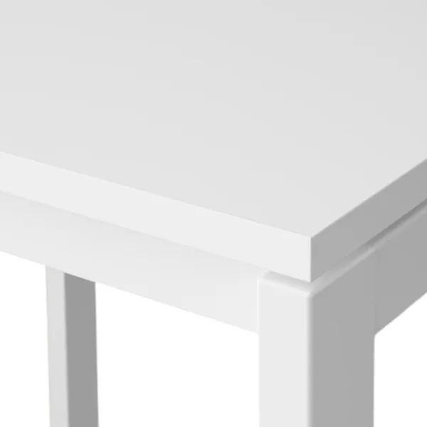 Обеденные стол со стульями Ikea Melltorp/Janinge Прямоугольная / ДСП / Белый photo 3