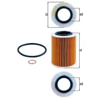 Масляный фильтр Mahle OX 825D MHL-OX 825D photo 5