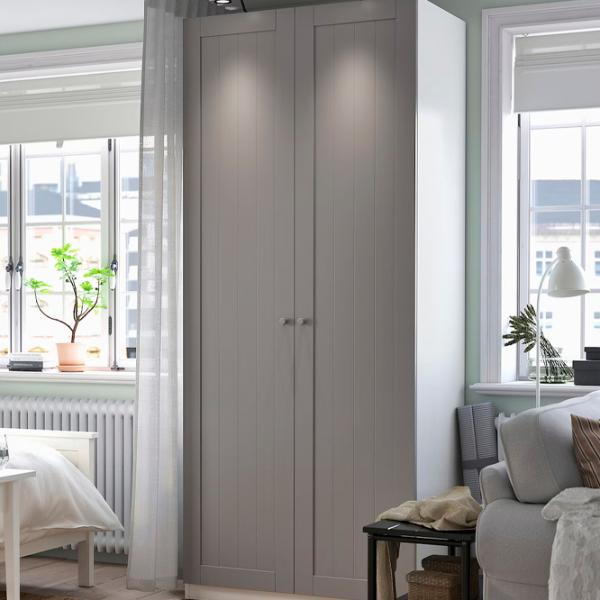 Dulap Ikea Pax/Gullaberg 100 x 60 x 236.4 / DSP / Alb photo 4 Dulap Ikea Pax/Gullaberg 100 x 60 x 236.4 / DSP / Alb photo 4