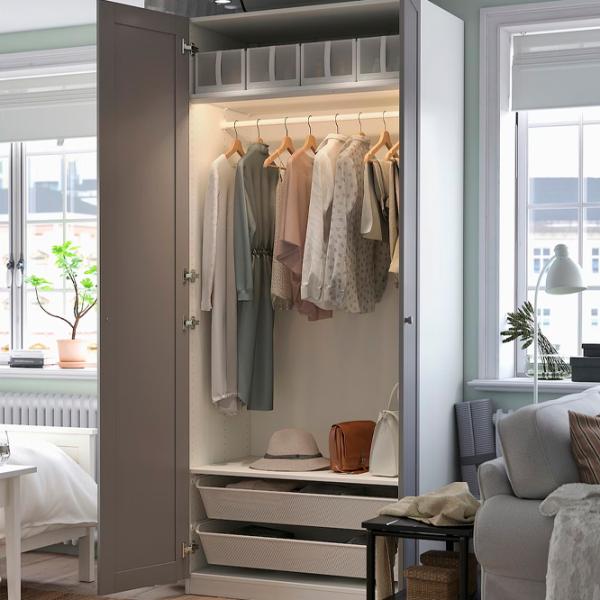 Dulap Ikea Pax/Gullaberg 100 x 60 x 236.4 / DSP / Alb photo 5 Dulap Ikea Pax/Gullaberg 100 x 60 x 236.4 / DSP / Alb photo 5