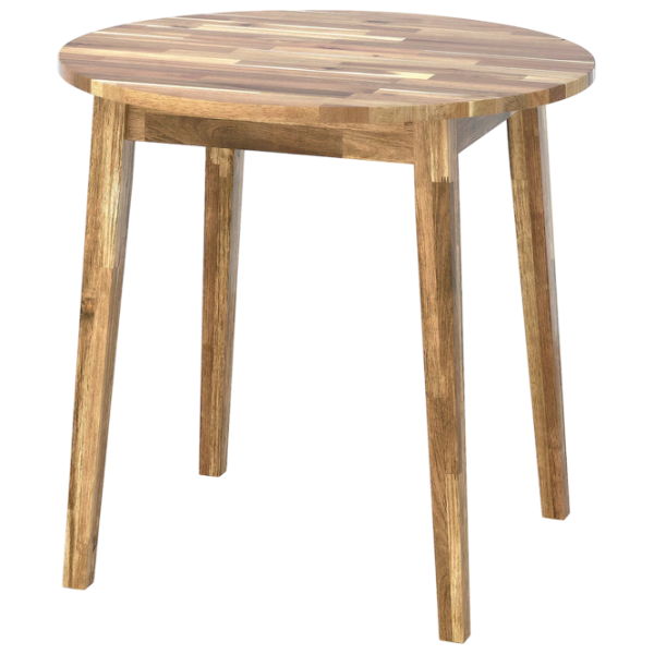 Set masă și scaune Ikea Nackanas/Skogsbo Rotundă / Lemn / Acacia photo 2