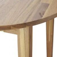 Set masă și scaune Ikea Nackanas/Skogsbo Rotundă / Lemn / Acacia photo 8