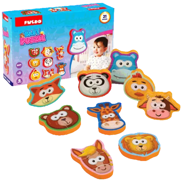 Puzzle Puedo Baby Puzzle 3+/ Numărul de piese: 21 photo 1